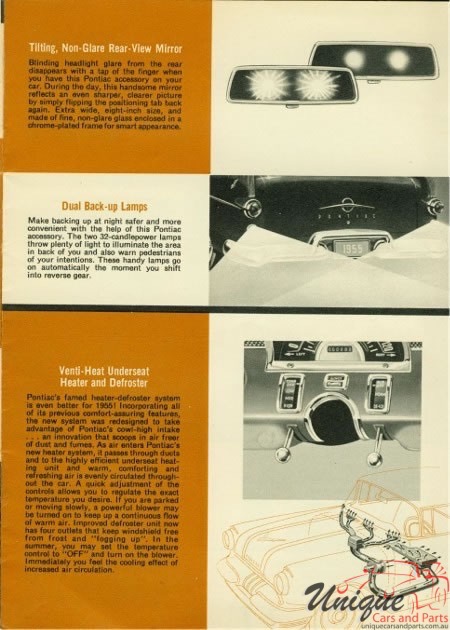 1955 Pontiac Accessories Brochure Page 10
